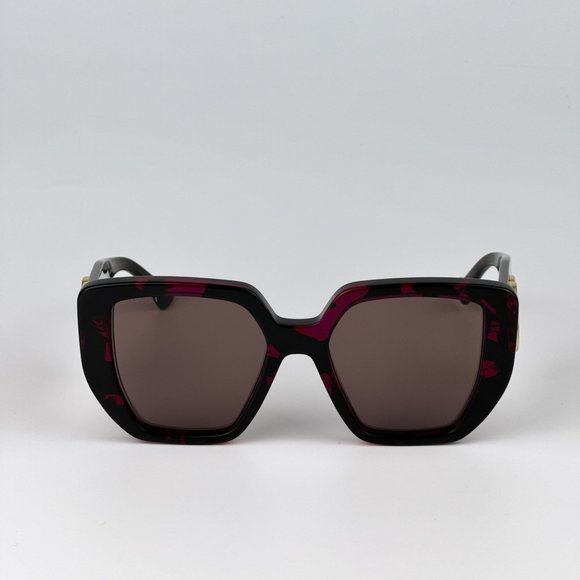 Gucci GG0956S 008 Sunglasses Havana Violet Brown Cat Eye Unisex GG 0956S